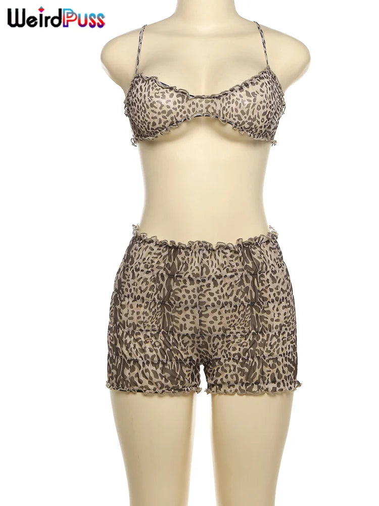Leopard Print Vacation Set